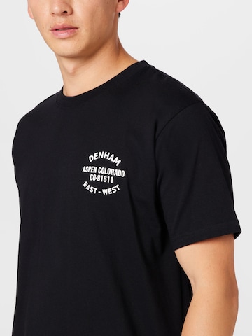 DENHAM T-Shirt 'ACONA' in Schwarz