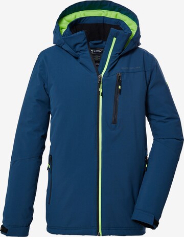 KILLTEC Outdoorjas in Blauw: voorkant