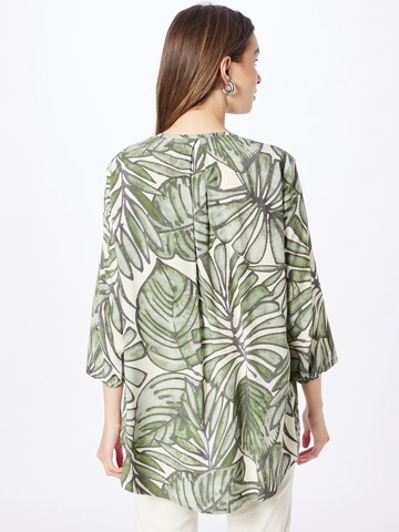 Cartoon Bluse in Grün