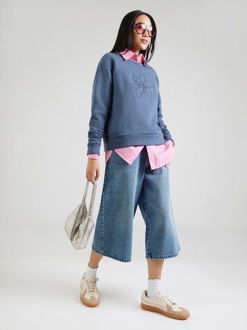 VILA Sweatshirt 'VIFRIDEA' in Blauw