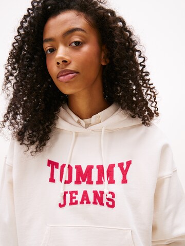 Tommy Jeans Sweatshirt 'VARSITY' in Weiß