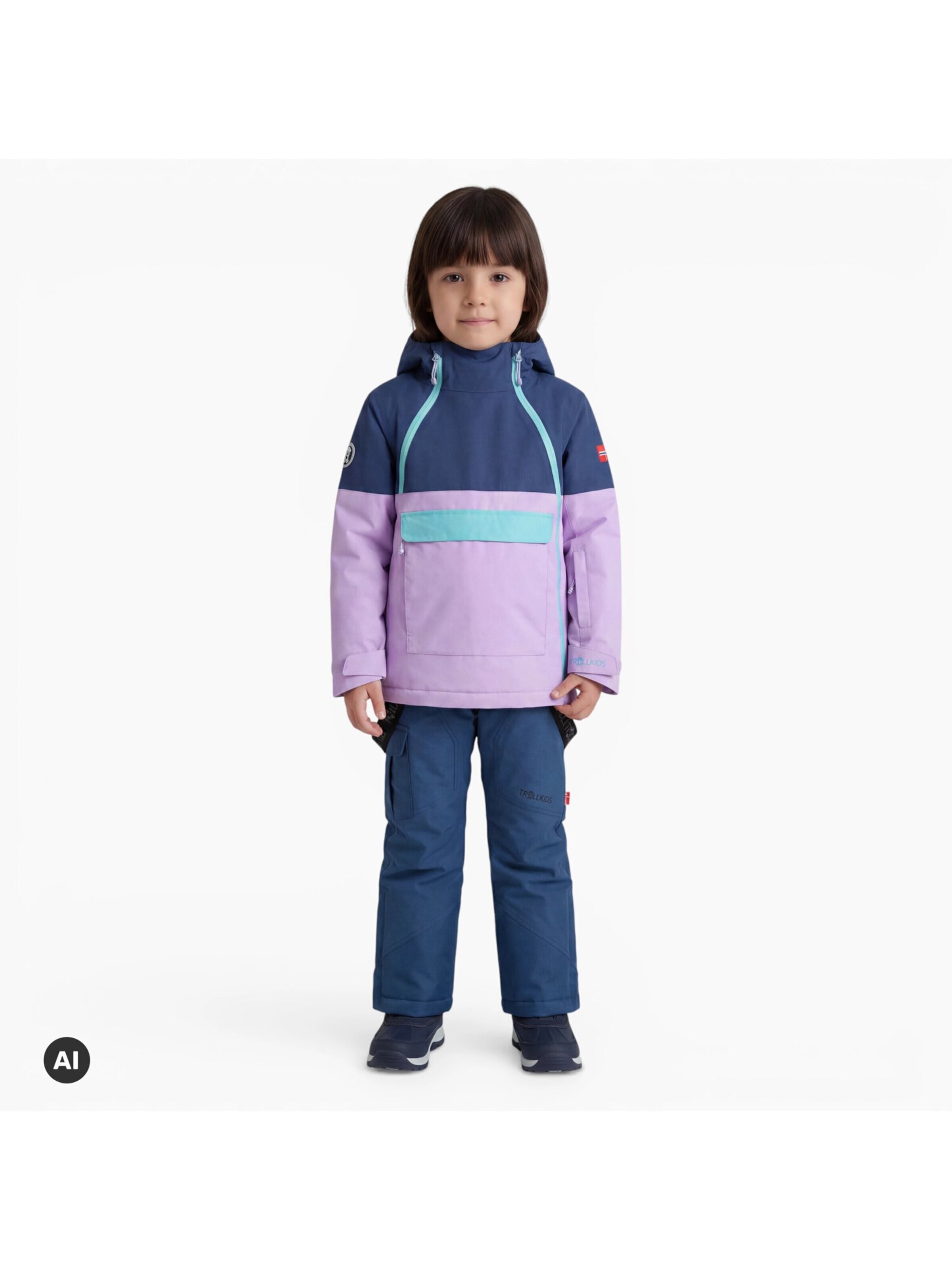 TROLLKIDS Winter Jacket in Purple