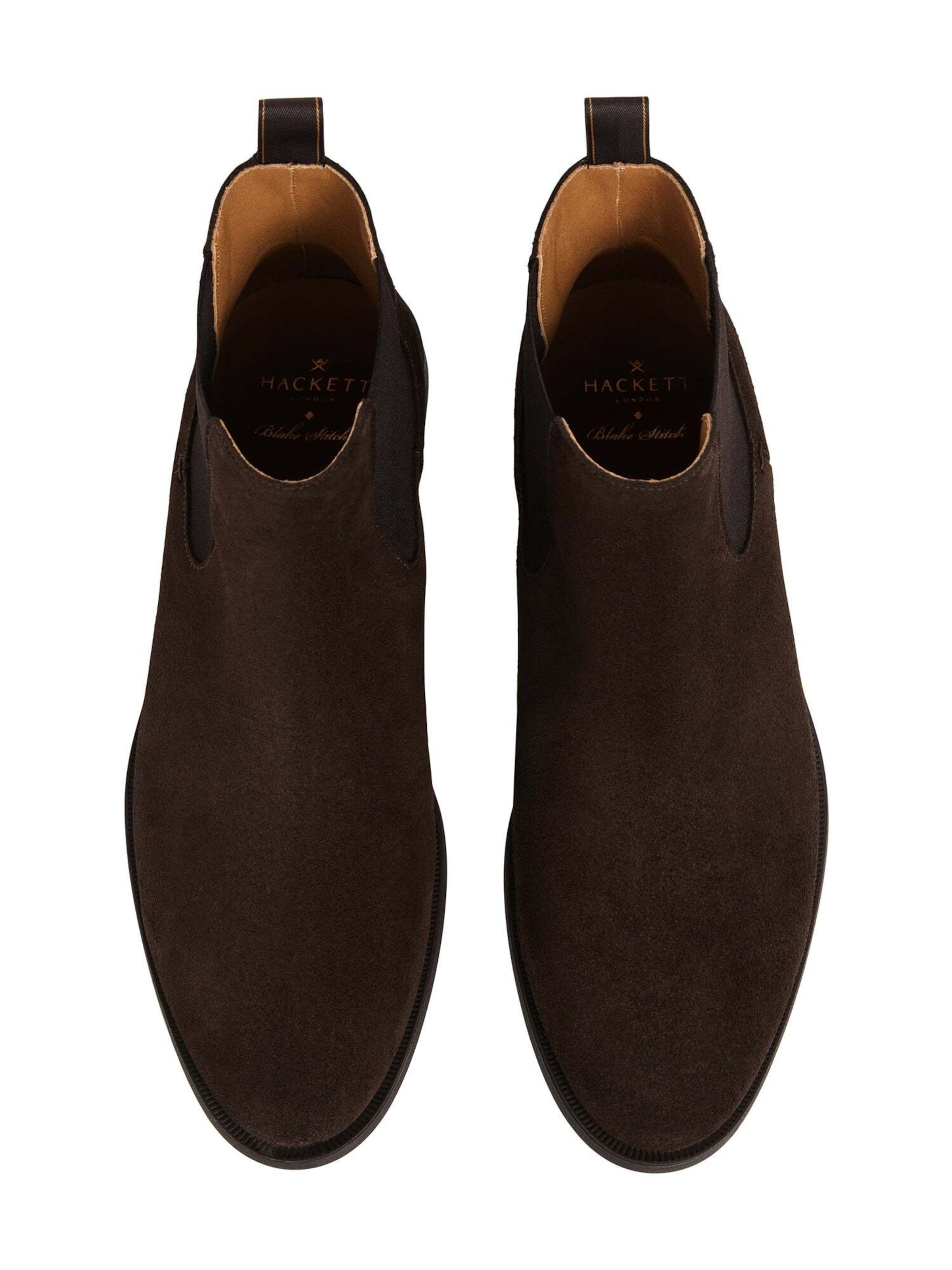 Boots chelsea di Hackett London in marrone