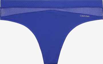 Calvin Klein Underwear Thong in Blue: front