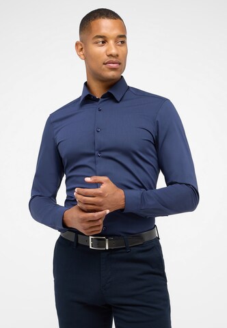 ETERNA Slim fit Zakelijk overhemd in Blauw