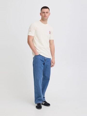 BLEND Rundhalsshirt ' BHSun ' in Weiß