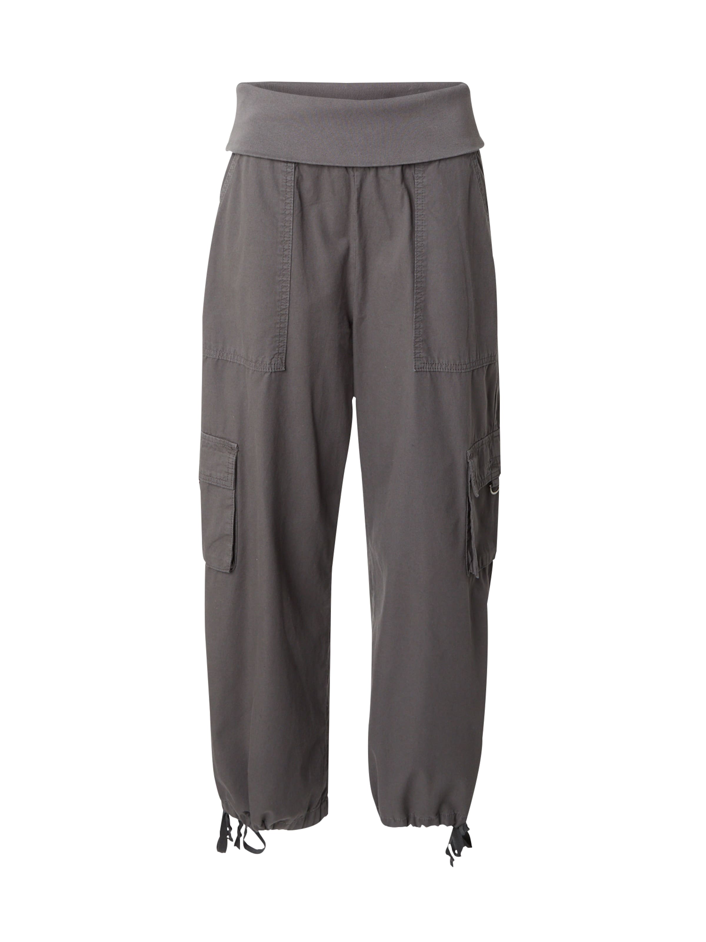 SHYX Loose fit Cargo Pants in Grey: front