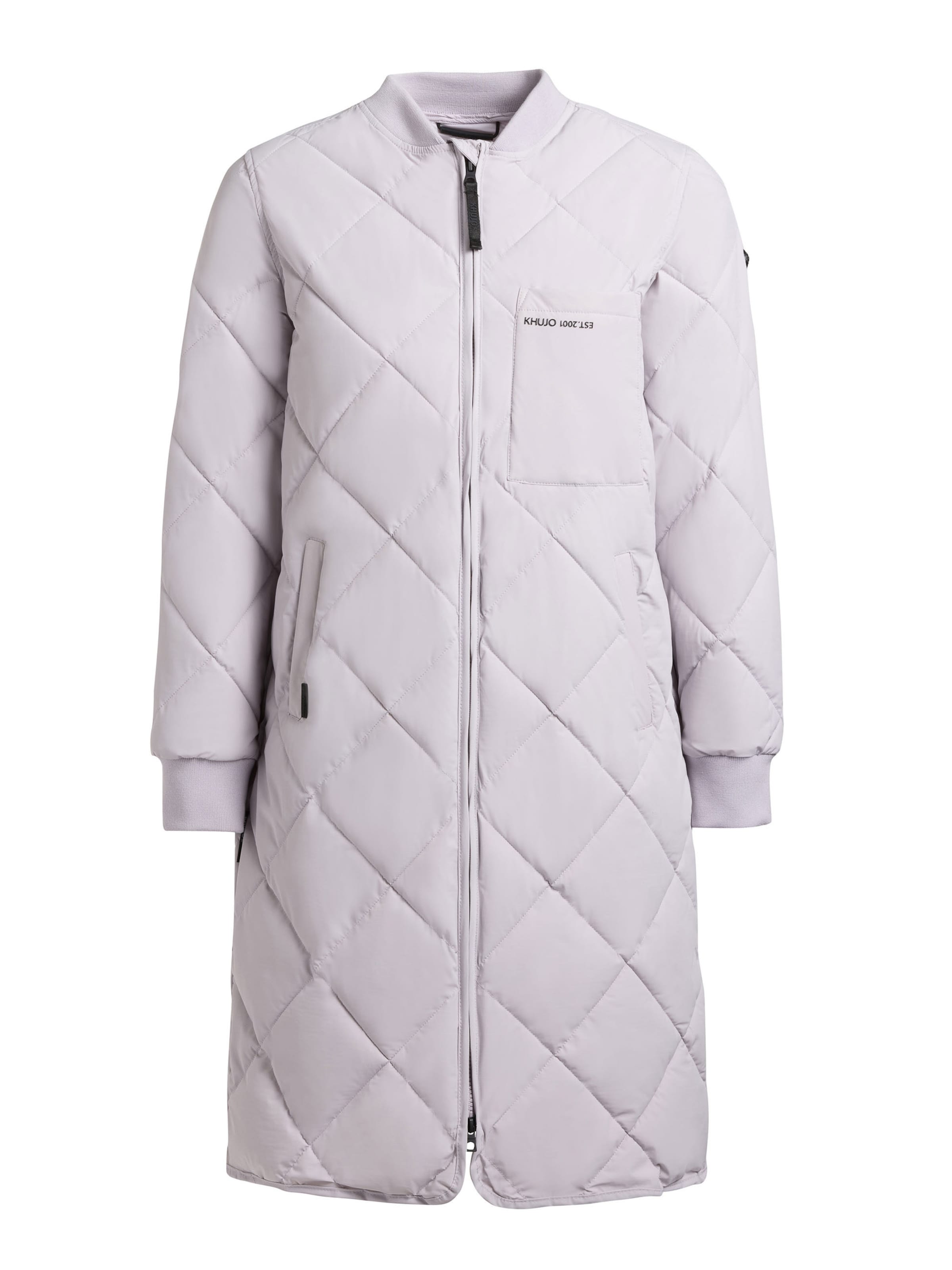 Manteau mi-saison ' YMAL2 ' khujo en violet : devant