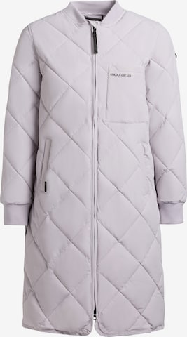 Manteau mi-saison ' YMAL2 ' khujo en violet : devant