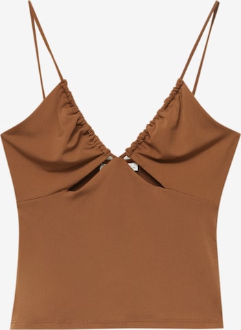 Pull&Bear Top in Brown: front