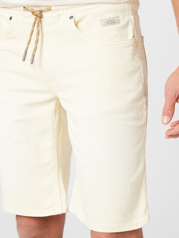 BLEND Normální Kalhoty – bílá