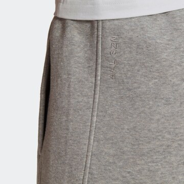 ADIDAS SPORTSWEAR Loose fit Workout Pants 'All Szn' in Grey