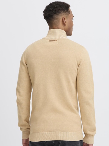 INDICODE JEANS Gebreid vest 'Andy' in Bruin