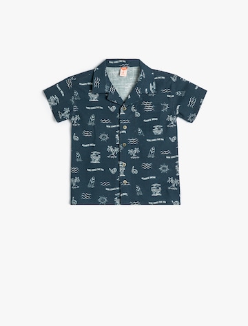Koton Regular fit Button up shirt in Blue: front