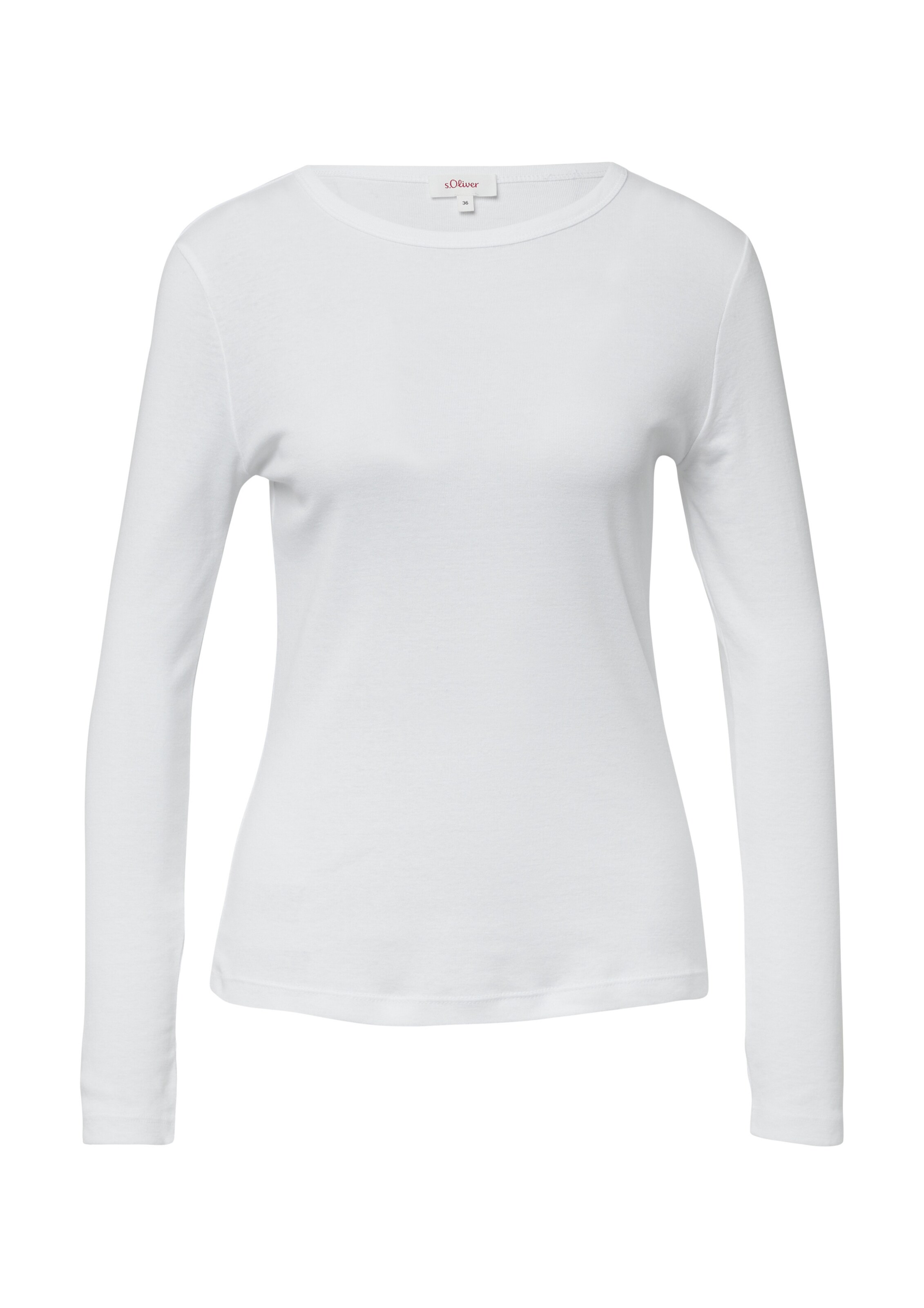 T-shirt s.Oliver en blanc : devant