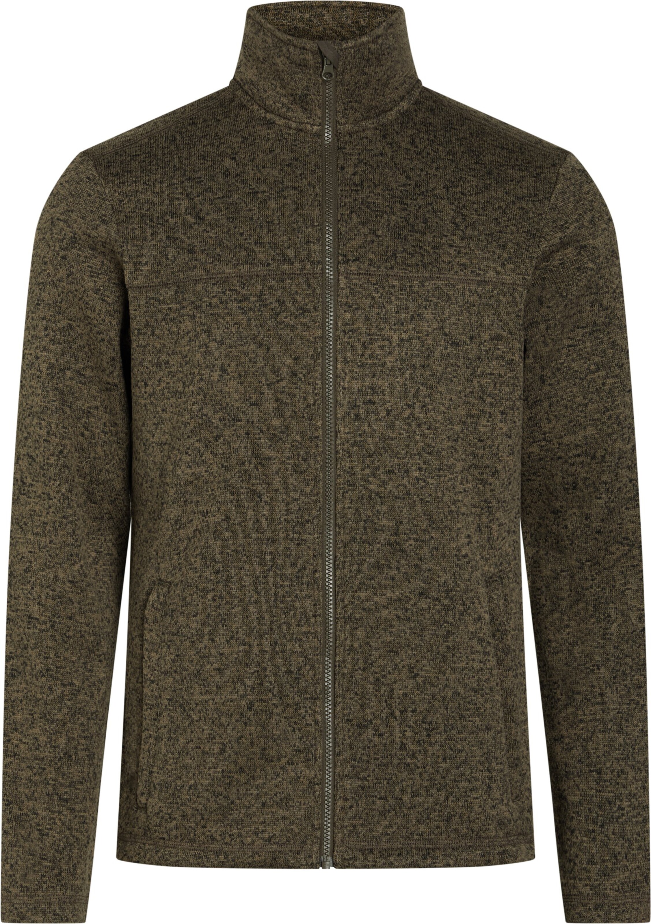 MCKINLEY Fleece Jacket in Brown: front