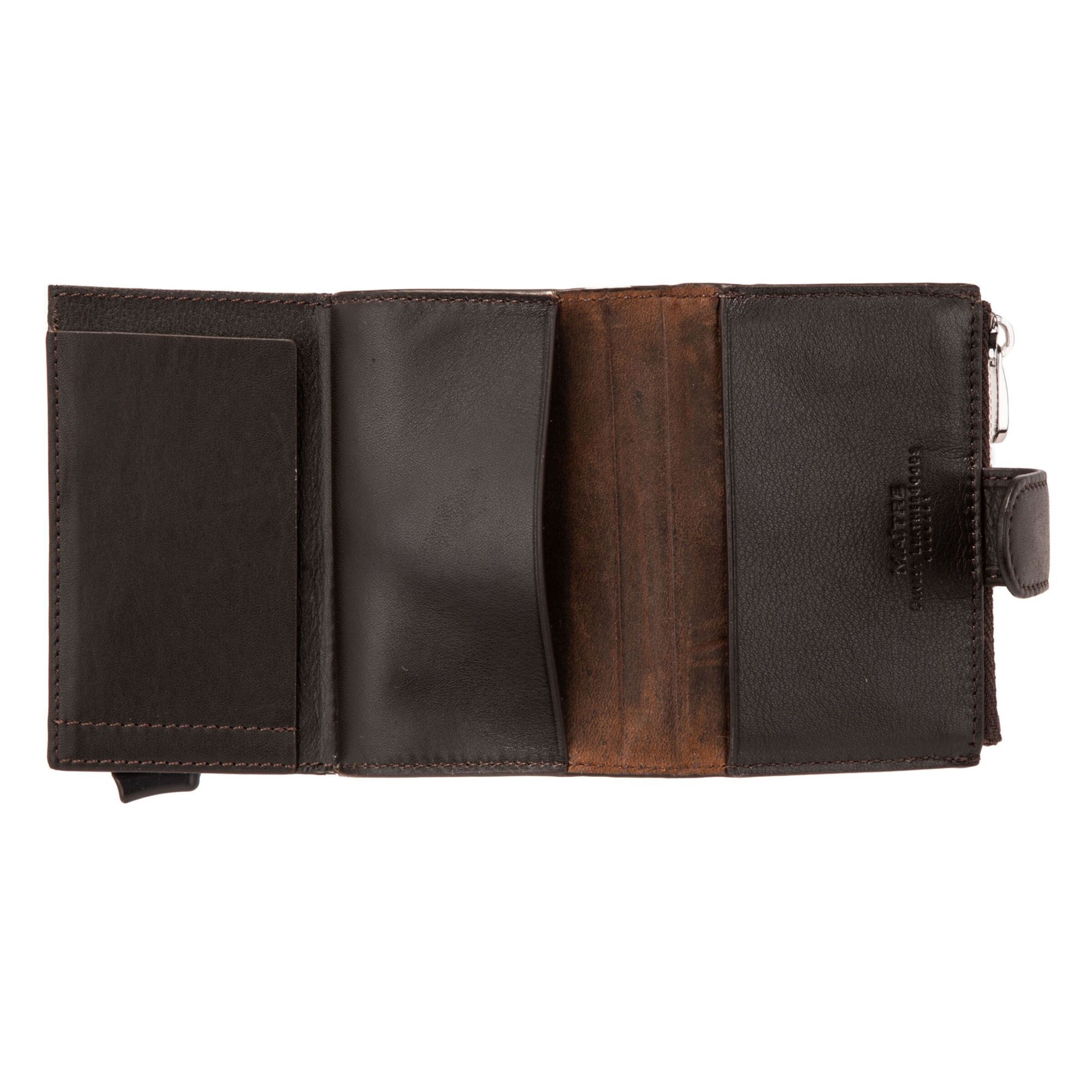 Maître Wallet 'C-Four' in Brown