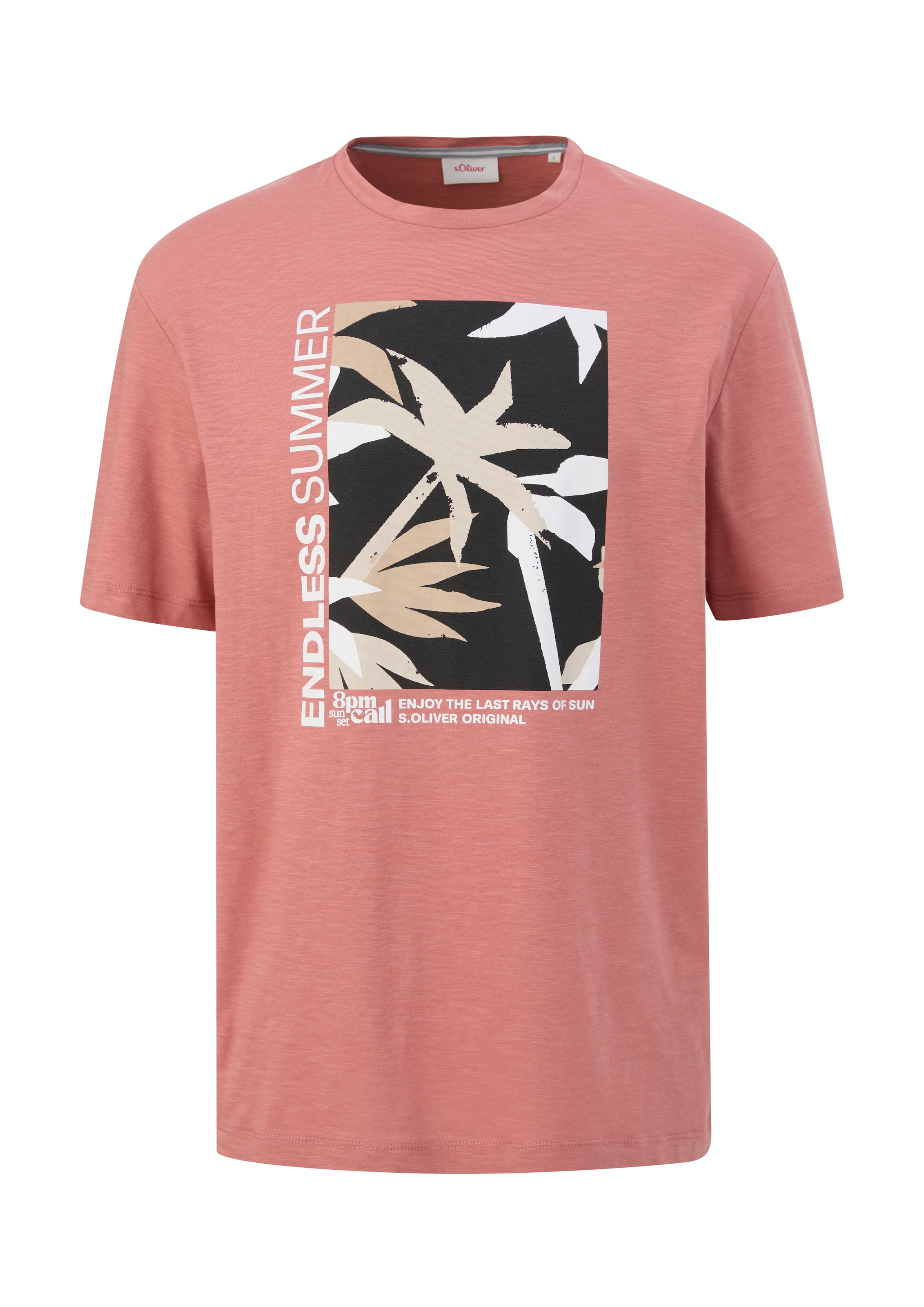 T-Shirt s.Oliver en orange : devant