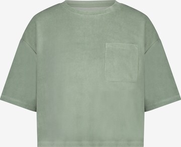 Hunkemöller Pajama Shirt in Green: front