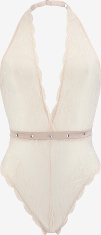 LASCANA Bodysuit in Beige: front