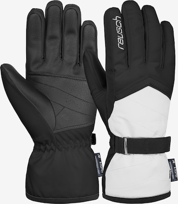REUSCH Athletic Gloves 'Moni' in Black: front