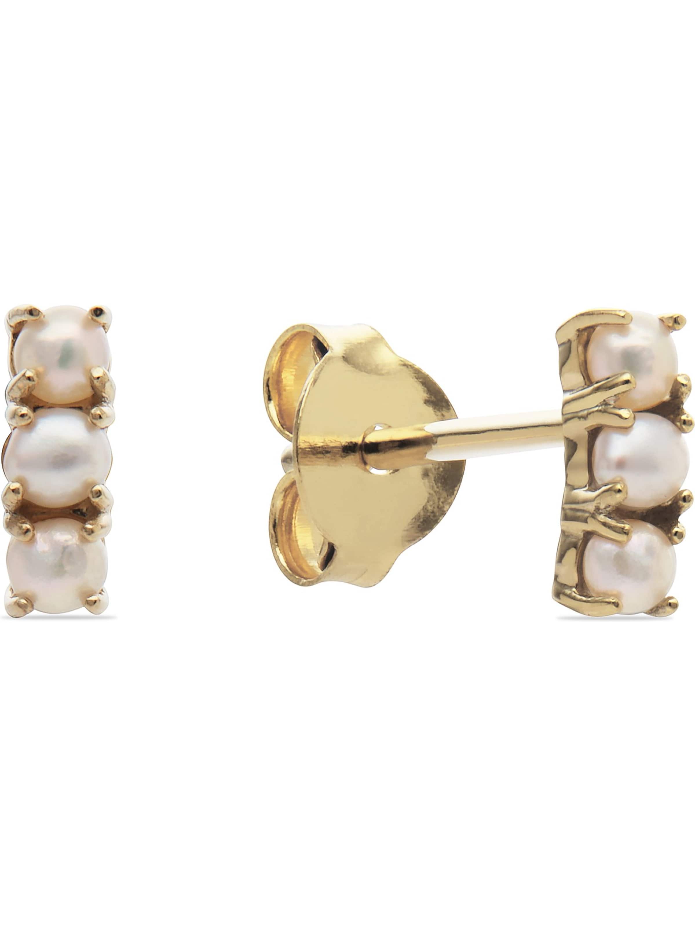 CHRIST Ohrringe in Gold: Vorderseite