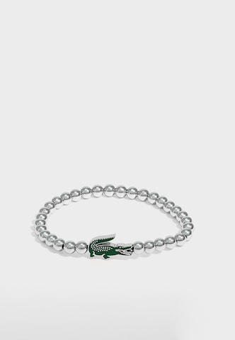 LACOSTE Armbånd 'Matchpoint' i sølv: forside