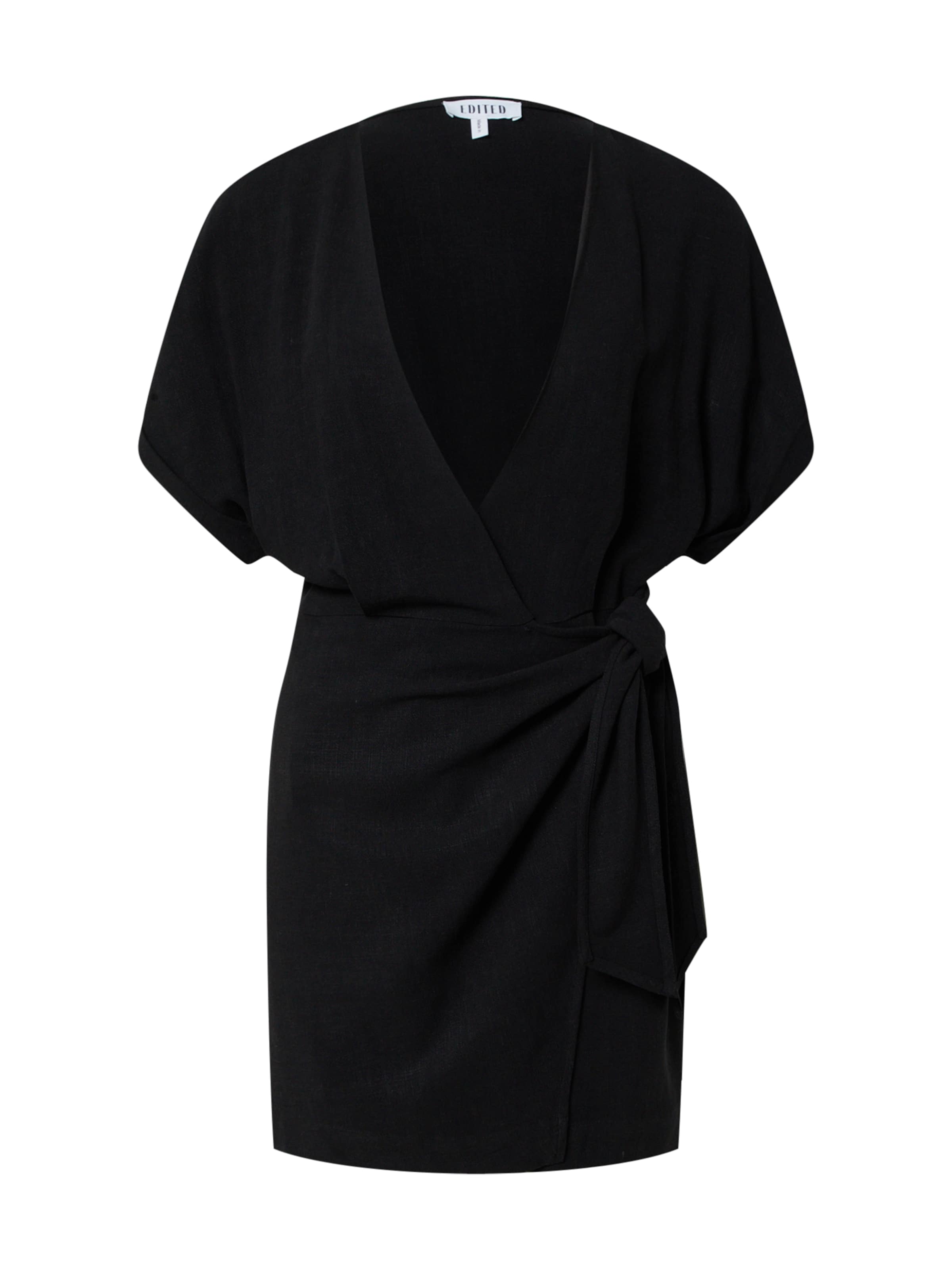 EDITED Letnia sukienka 'Elayne' w kolorze czarny: przód