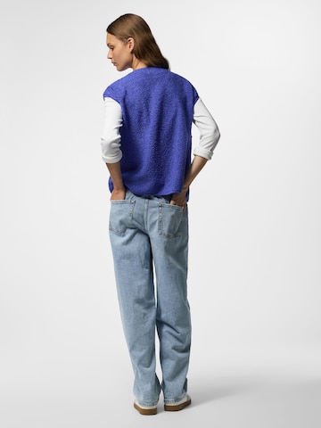 Gilet 'KATTY' di PIECES in blu