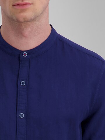 TIMEZONE Shirt 'Stand-up-collar' in Blue