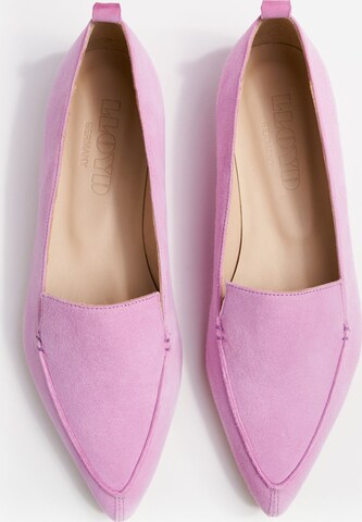 LLOYD Classic Flats in Purple