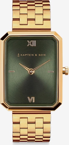 Kapten & Son Analogna ura 'Grace Gold Steel' | zlata barva: sprednja stran