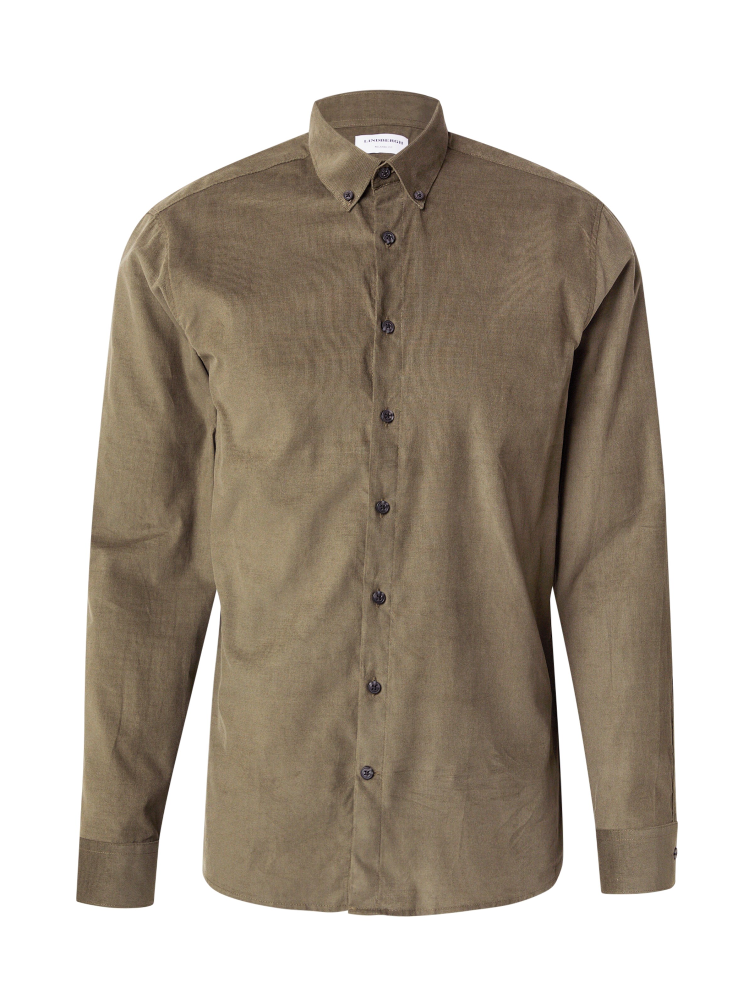 Lindbergh Klasický střih Košile – zelená: přední strana