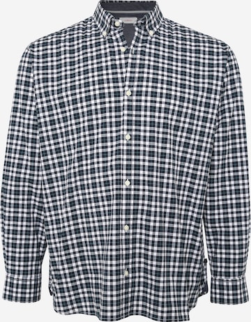 s.Oliver Men Big Sizes Hemd in Blau: Vorderseite