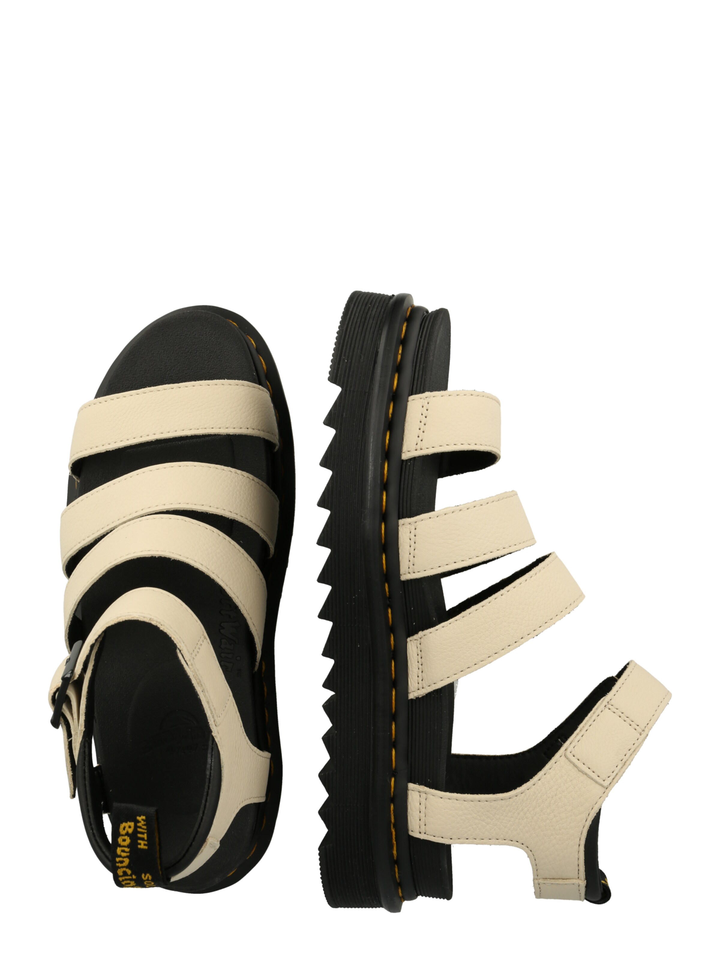 Sandalo con cinturino 'Blaire' di Dr. Martens in beige