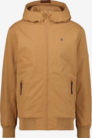 Alife and Kickin Between-Season Jacket 'DonAK' in Brown: front