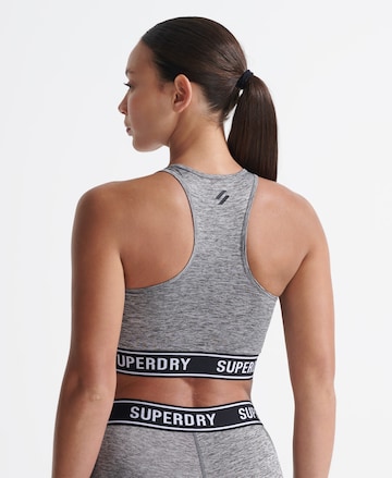 Superdry Bralette Sports Bra in Grey