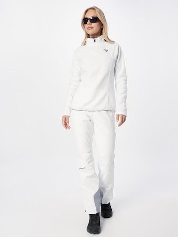 ZIENER Slimfit Παντελόνι φόρμας 'TILLA' σε λευκό