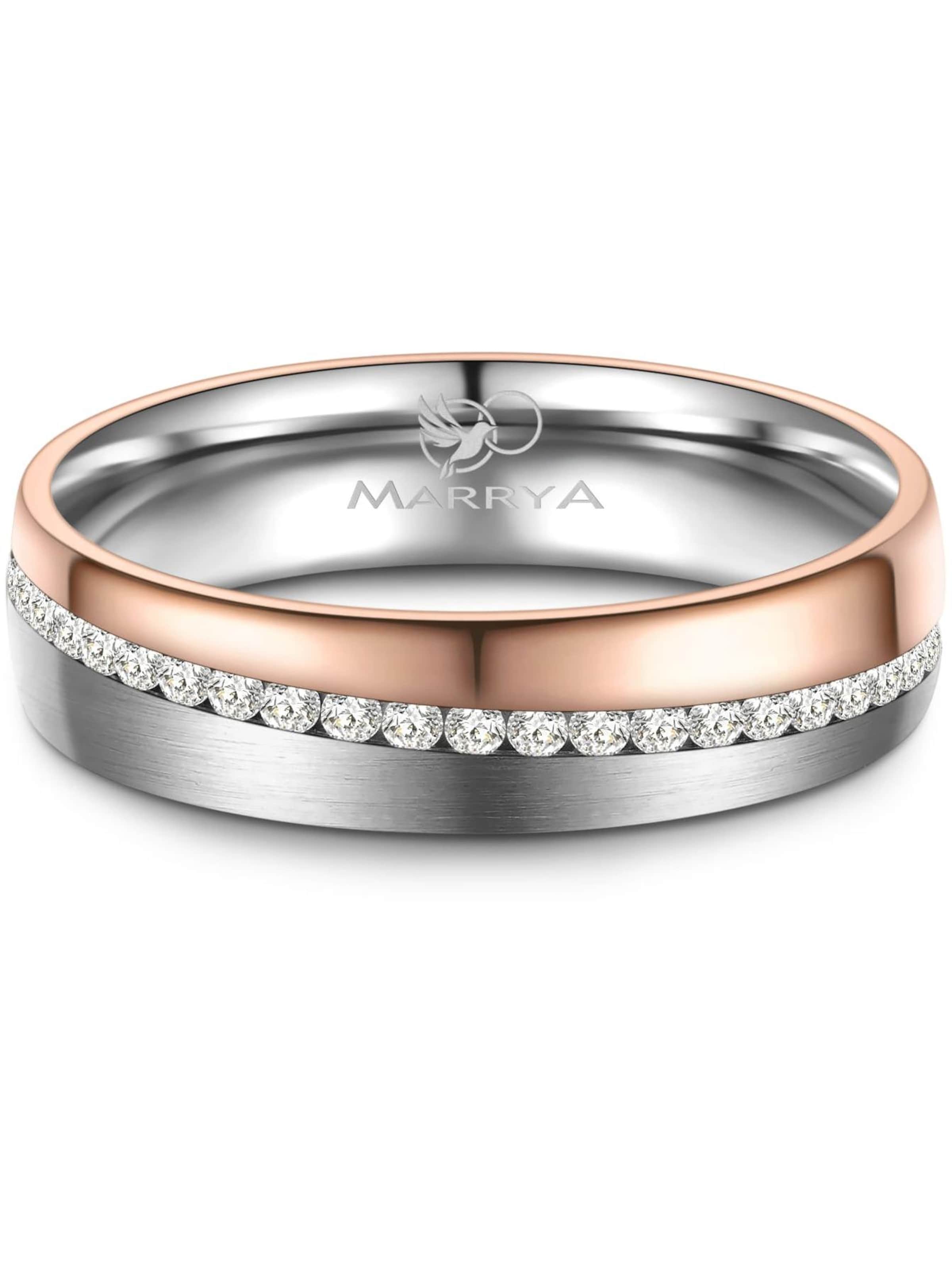 MARRYA Ring 'MARRYA TI-27 Ehering aus Titan' in Silver
