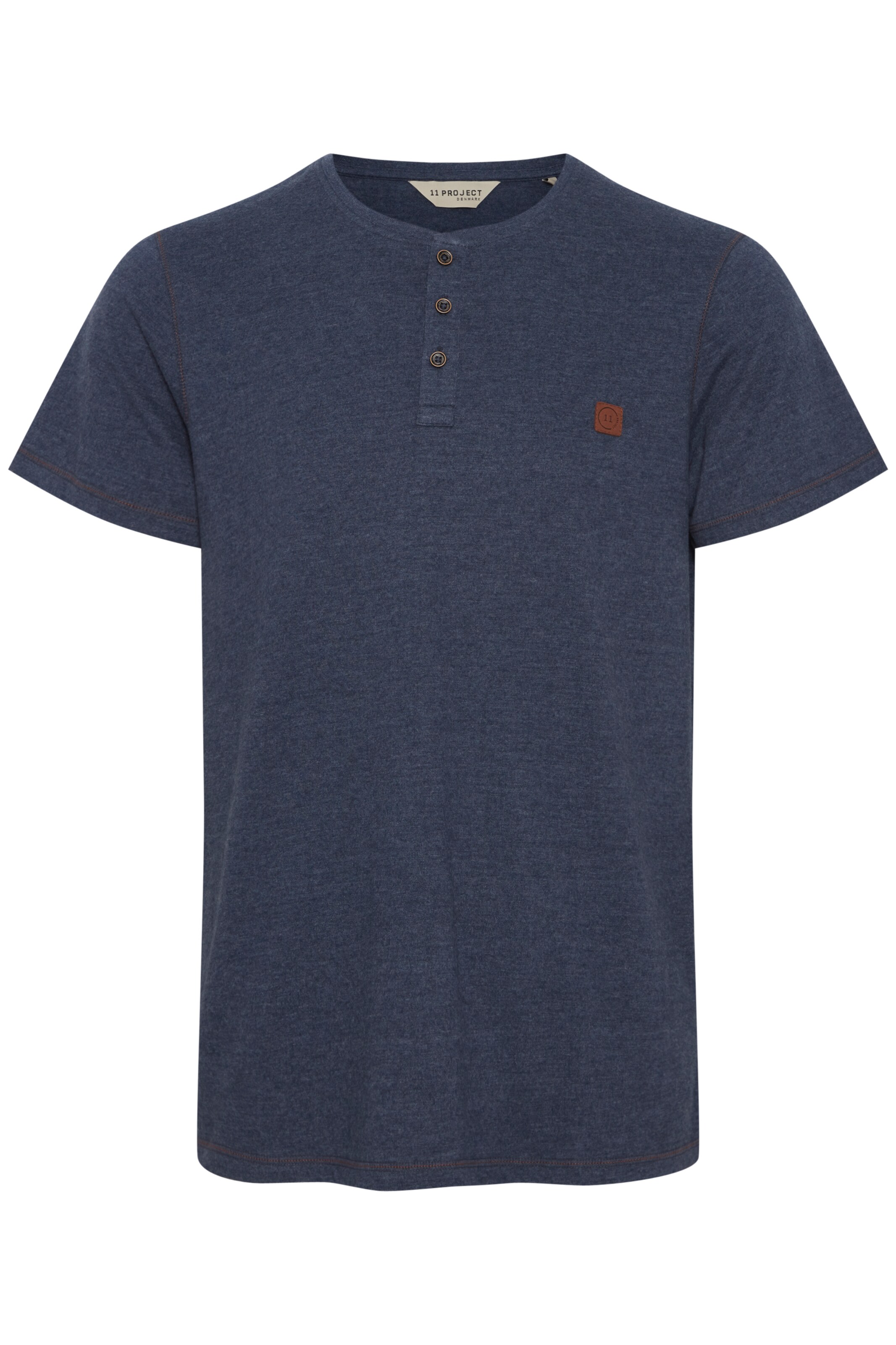 11 Project T-Shirt 'Bono' in Blau: Vorderseite