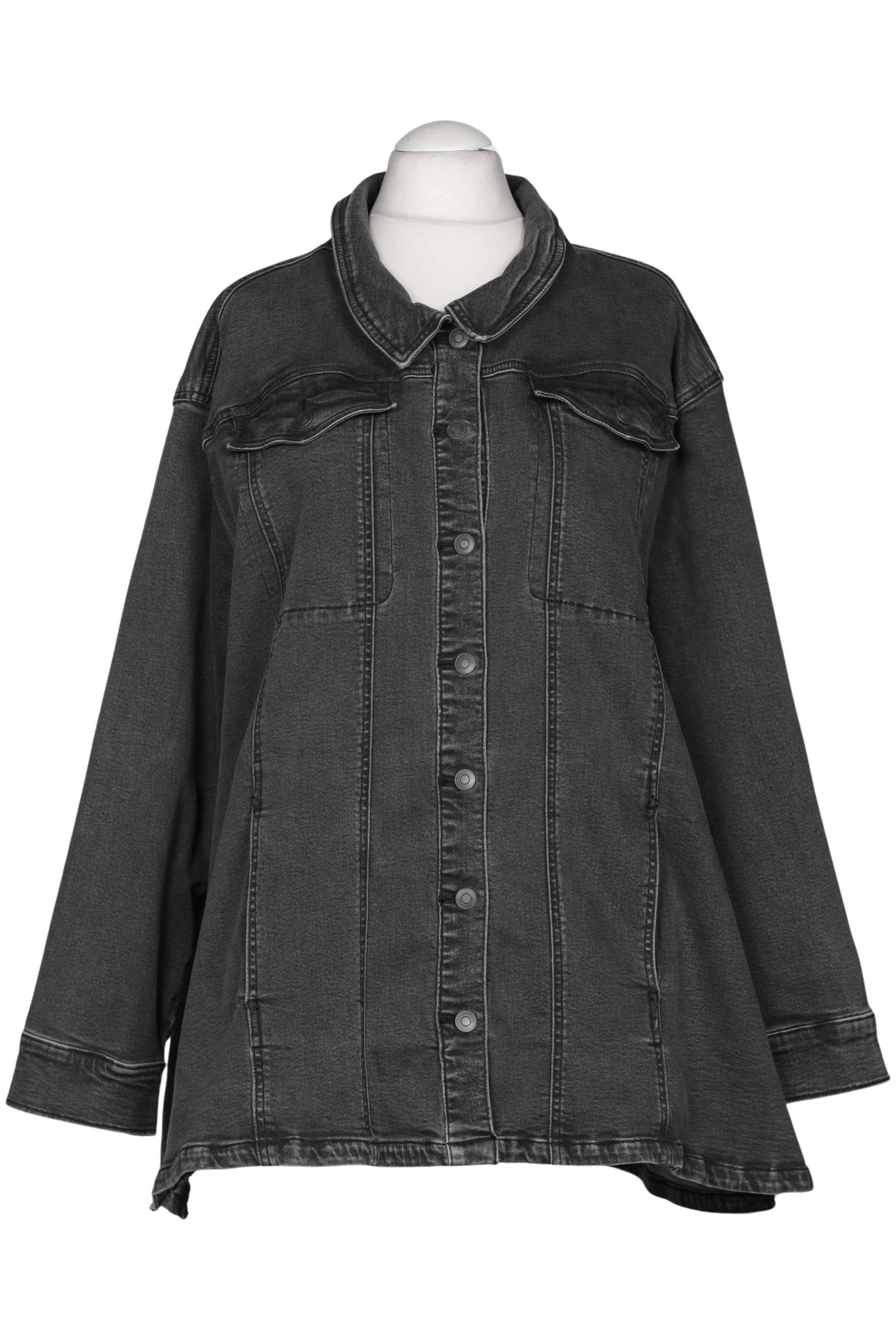 Ulla Popken Jacke 9XL in Grau: Vorderseite