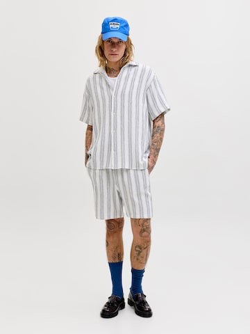 JACK & JONES - Loosefit Pantalón 'JPSTJAIDEN' en blanco