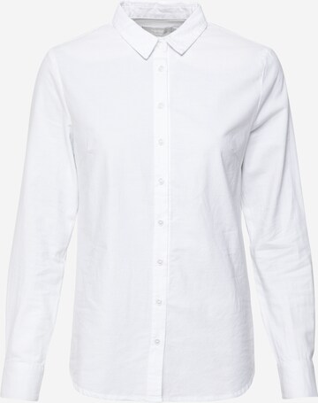 Fransa Blouse 'Oxford' in Wit: voorkant