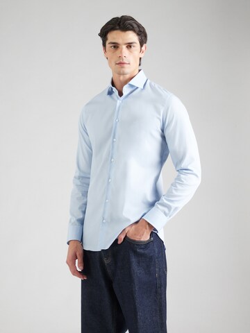 Michael Kors Slim fit Button Up Shirt in Blue: front