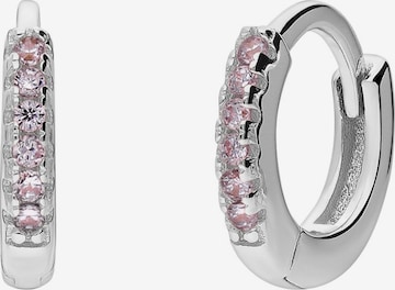 Lucardi Ohrringe in Silber: Vorderseite