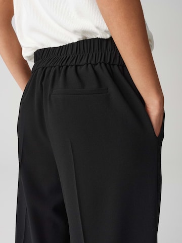 Wide Leg Pantalon à plis 'Misha' OPUS en noir