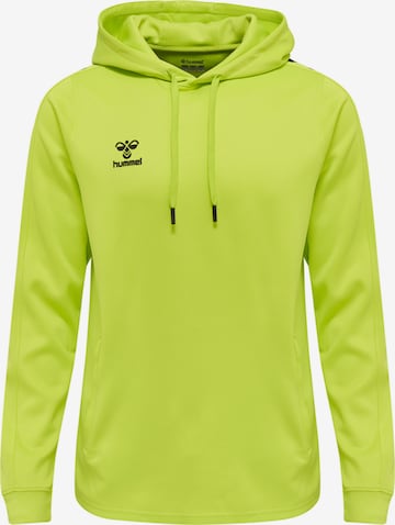 Sweat de sport Hummel en vert : devant