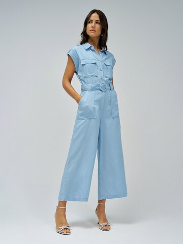 Salsa Jeans Jumpsuit in Blauw: voorkant