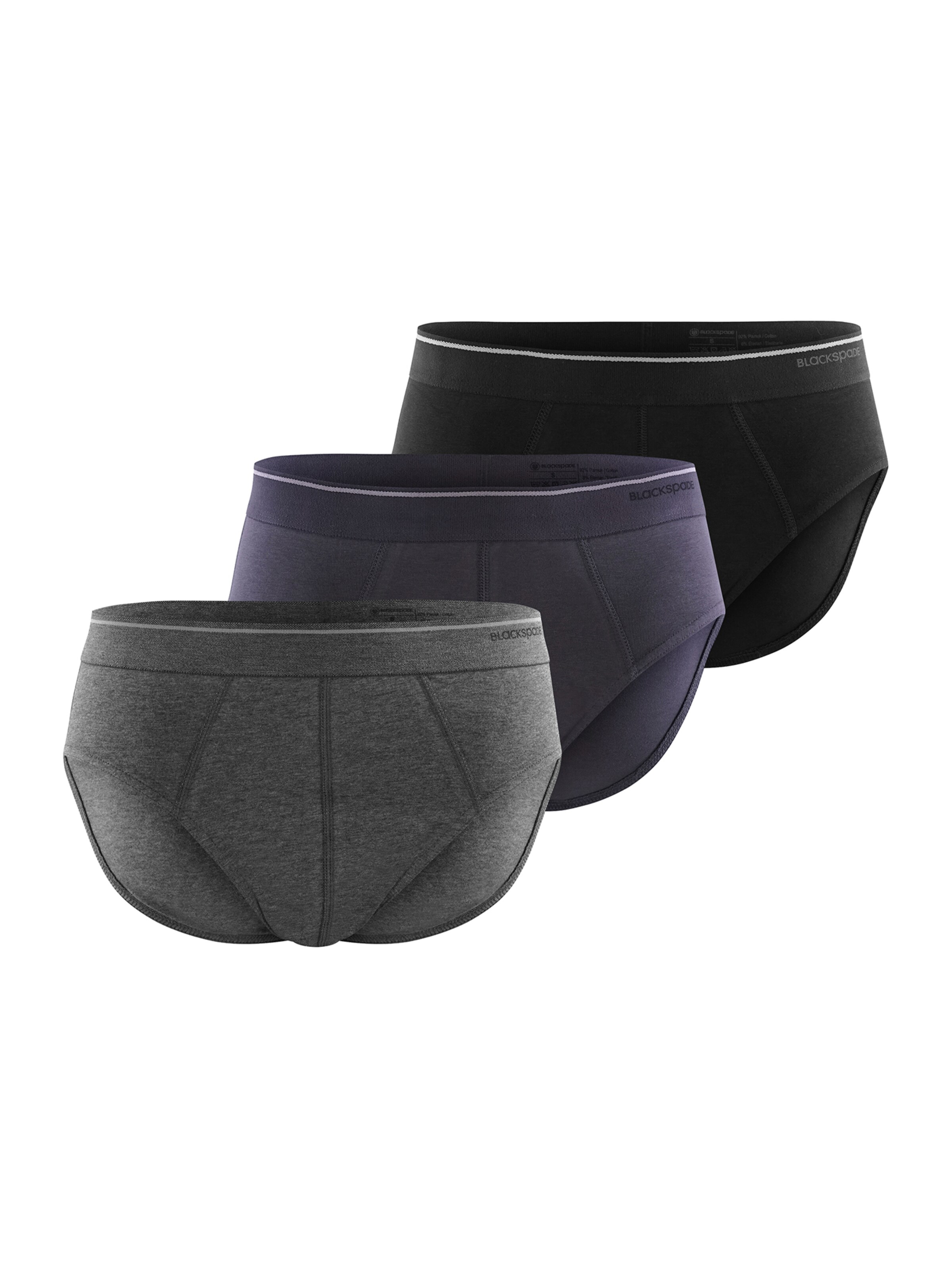 Slip ' Tender Cotton ' Blackspade en bleu : devant