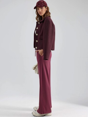 Hiccup Wide leg Trousers in Red